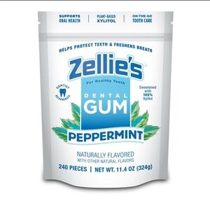 Zellie’s Peppermint Xylitol Dental Gum